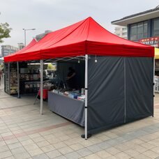 Посилений дах для розсувного торгового намету 2х3 м Червоний (ARSH)