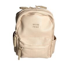 Жіночий однотонний універсальний шкіряний рюкзак MOON immi MH-831208 Khaki (MOON)