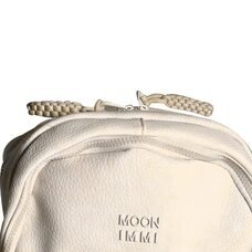 Жіночий однотонний універсальний шкіряний рюкзак MOON immi MH-831208 Apricot (MOON)