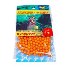 Ароматизированная плавающая насадка из пенопласта SEVI fishing Кукуруза