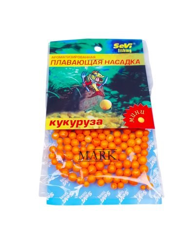 Ароматизированная плавающая насадка из пенопласта SEVI fishing Кукуруза