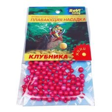 Ароматизированная плавающая насадка из пенопласта SEVI fishing Клубника