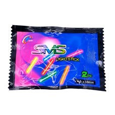 Маленькі знімні рибальські світлячки для реагування на клювання та приманки SMS Lightstick 4.5x38 мм 2шт.