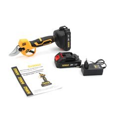 Портативний садовий акумуляторний секатор для обрізання гілок DeWalt DCMPP540P1 Акумуляторний секатор (24V, 5AH) з 2 акумуляторами