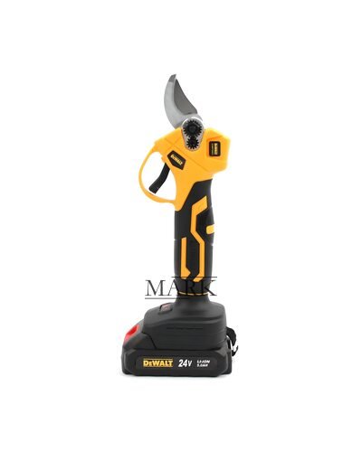 Портативный садовый аккумуляторный секатор для обрезки веток DeWalt DCMPP540P1 Аккумуляторный секатор (24V, 5AH) с 2 аккумуляторами