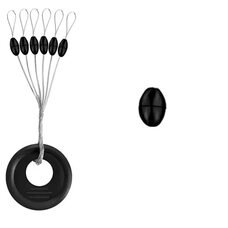 Рибальський силіконовий стопор на волосінь для риболовлі, форма «Оливка» 3 шт M