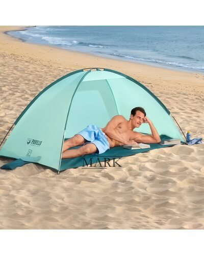 Двухместная пляжная палатка Bestway 68105 Pavillo Beach Ground 200х120х95 см (LM)