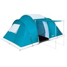 Туристичний намет з навісом чотиримісний Bestway 68093 "Family Ground 4" 2 слої 460x230x185см (LM)