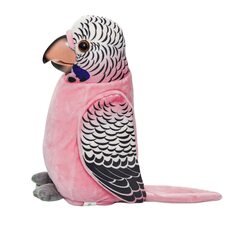 Інтерактивна дитяча іграшка Папужка-повторюшка, 3 батарейки ААА, Рожевий (AX)