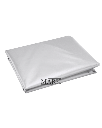 Водоустойчивый прорезиненный защитный тент с люверсами ПВХ 1095 150 г/м2 4х6 м Серый (JS)