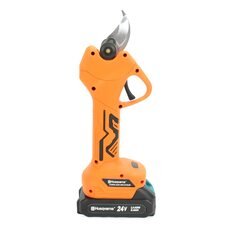 Портативный аккумуляторный садовый секатор для обрезки веток с 2 сменными АКБ и пластиковым кейсом Husqvarna XIP365 (2 АКБ, 24V, 5AH)