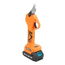 Портативный аккумуляторный садовый секатор для обрезки веток с 2 сменными АКБ и пластиковым кейсом Husqvarna XIP365 (2 АКБ, 24V, 5AH)