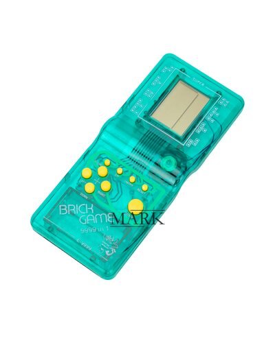 Детская интерактивная развивающая игрушка Тетрис на батарейках E9999-T (прозрачный корпус) Зеленый (AX)