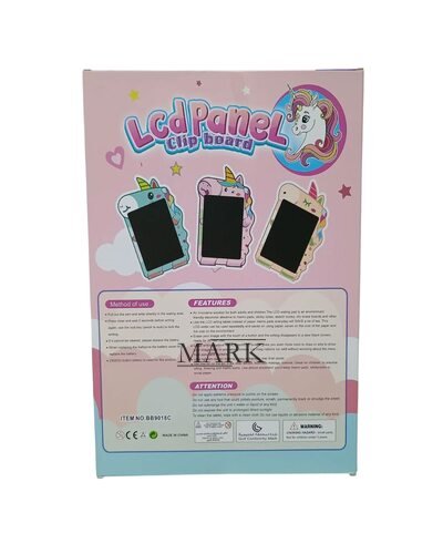 Детский графический LCD планшет 9018С для рисования заметок и записей 9" + ручка (AX)