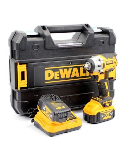 Аккумуляторный гайковерт DeWalt DCF922D2T (36V, 6AH), мощный аккумулятор, подсветка, в кейсе