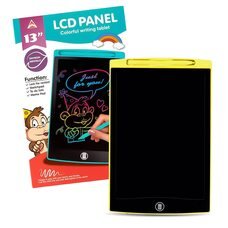 Детский графический LCD планшет 1301 со стилусом 13" Желтый (AX)