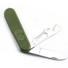 Туристичний набір столових приборів 6 в 1 в чохлі вилка ложка складаний ніж з відкривалкою (JS)