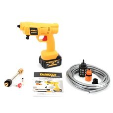 Портативна акумуляторна ручна мийка високого тиску зі змінними насадками DeWalt DCPW540B (36V, 6Ah, 26bar)