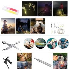 Професійний набір 1936 для виживання та аптечка першої допомоги 57в1 у сумці (JS)