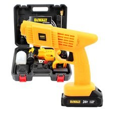 Аккумуляторная портативная ручная мойка DeWalt DCPW560B (24V, 5Ah, 26bar) в кейсе