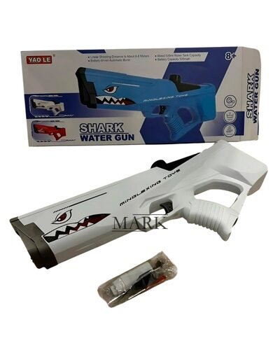 Универсальный развивающий детский водяной аккумуляторный бластер Waterblaster Shark C2030 Белый