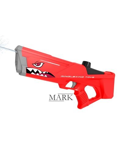 Универсальный развивающий детский водяной аккумуляторный бластер Waterblaster Shark C2030 Красный