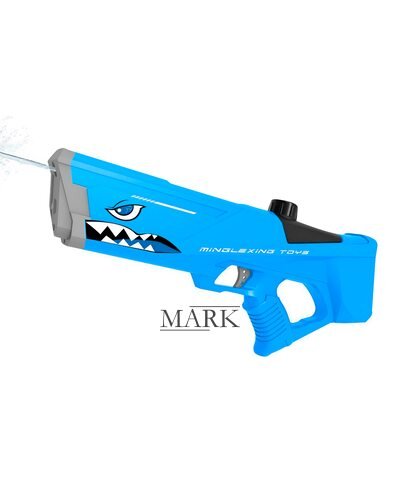 Универсальный развивающий детский водяной аккумуляторный бластер Waterblaster Shark C2030 Синий