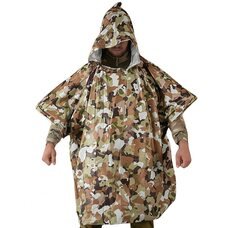 Аварійний тактичний набір 2в1 термоспальник та пончо Мультикам