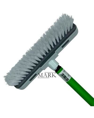 Раскладная пластиковая универсальная швабра для окон и полов со щетиной 110 см Белый/зеленый (DRK) Раскладная пластиковая универсальная швабра для окон и полов со щетиной 110 см Белый/зеленый (DRK)
