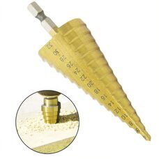 Свердло конічне ступінчасте з хвостовиком 4-32 мм Strong 1945 (JS)