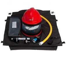 Шолом піскоструменевий HY-02A та HY-02B з регулятором температури та системою охолодження 1801 (JS)