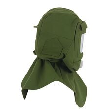 Піскоструминна захисна маска (капюшон) для обличчя 360°, обдування скла від запотівання 1600 (JS)