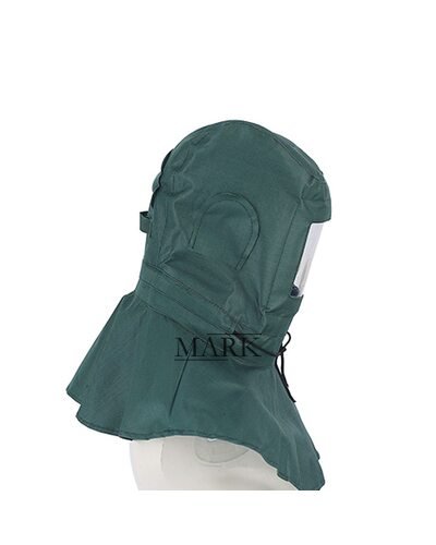 Пескоструйная защитная маска (капюшон) для лица 360 °, обдув стекла от запотевания 902 (JS)