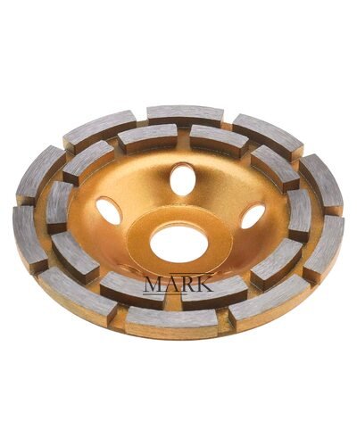 Съемный шлифовальный бриллиантовый диск с двойными сегментами для обработки камня Dedra Ø 127 мм (YAB)