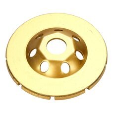 Знімний шліфувальний діамантовий диск з подвійними сегментами для обробки каменю Dedra Ø 127 мм (YAB)