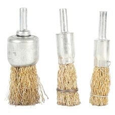 Універсальний набір абразивних металевих щіток для дриля, 3шт (YAB)