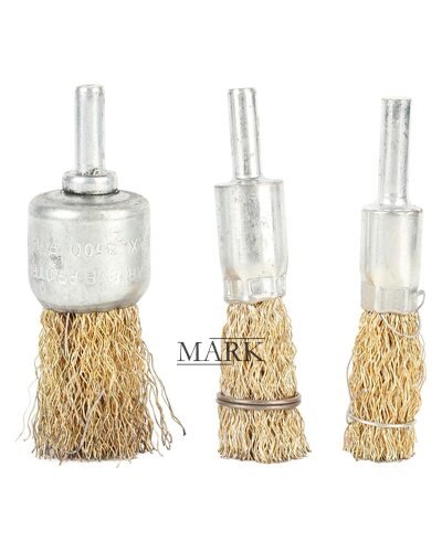 Универсальный набор абразивных металлических щеток для дрели, 3шт (YAB)