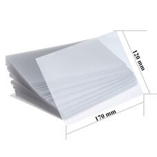 Захисне скло 1798 для піскоструминного шолома, маски 170х120 товщина 1-2 мм (JS)