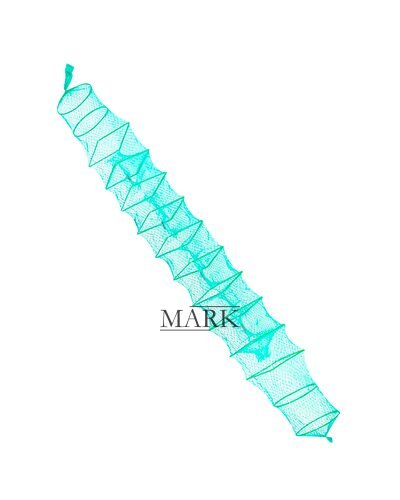 Рыбацкая большая складная раколовка-гармошка для ловли разных водных животных 6 м, 14 выходов 30х40