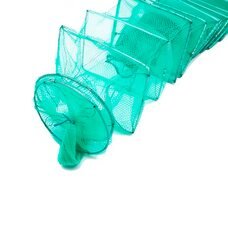 Рибацька велика складна раколовка-гармошка для лову різних водних тварин 6 м, 14 виходів 30х40