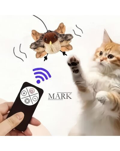 Интерактивная игрушка птичка на пульте управления для кошек LY-867 (205)