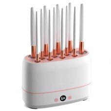 Мощная сушилка для кисточки для макияжа со съемной крышкой, термоконтролем и 12 отверстиями LY-610 (205)