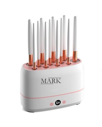 Мощная сушилка для кисточки для макияжа со съемной крышкой, термоконтролем и 12 отверстиями LY-610 (205)