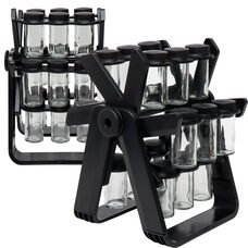 Пластикова підставка для спецій, що обертається карусель із 18 контейнерів Seasoning pot 1050 (205)