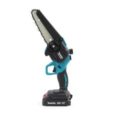 Портативна бездротова акумуляторна міні-пила сучкоріз із напівавтоматичним змащуванням ланцюга з кейсом для зберігання Makita DUC155H шина 15 см