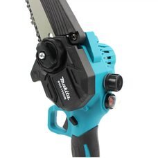 Портативна бездротова акумуляторна міні-пила сучкоріз із напівавтоматичним змащуванням ланцюга з кейсом для зберігання Makita DUC155H шина 15 см