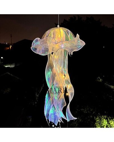 Светильник фонарь в виде медузы Jellyfish lamp HA-113 для спальни или детской комнаты (205)