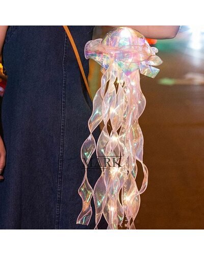 Светильник фонарь в виде медузы Jellyfish lamp HA-113 для спальни или детской комнаты (205)