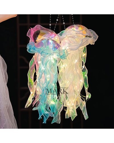 Светильник фонарь в виде медузы Jellyfish lamp HA-113 для спальни или детской комнаты (205)