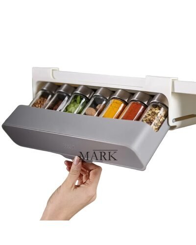 Подвесной органайзер-подставка для специй с 7 баночками Spice Rack 378 (205)